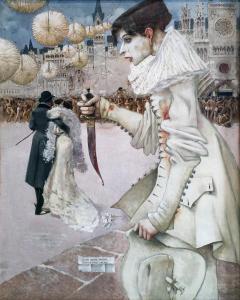 Густав-Адольф Мосса -Пьеро уходит, 1906