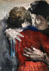 Александр Арефьев - Обнимающиеся, 1950-е