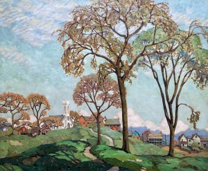Альфред Жозеф Кассон - Весеннее солнце, 1923