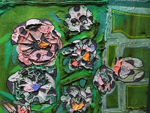 Альфред Пеллан - Зеленый сад (фрагмент), 1958