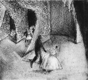 Валентин Громов - Книксен, 2010 Офорт.