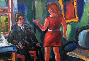Владимир Шагин - Разговор у окна, 1983