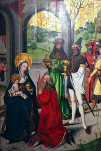 Ганс Леу - Поклонение волхвов, 1495 (Цюрих)