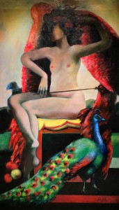 Дитер Вайденбах - Воздух, 1979 (ДСП, масло, 175х100 см)