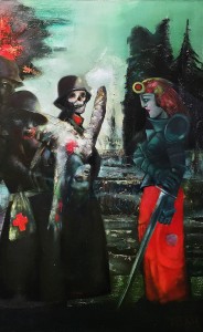 Дитер Вайденбах - Фландрия (триптих), правая часть, 2015, (холст, масло)