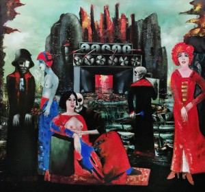 Дитер Вайденбах - Фландрия (триптих), центральная часть, 2015, (холст, масло)