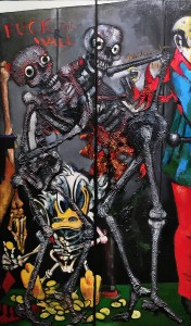 Дитер Вейденбах - Война скелетов, 1990-1993 (холст, масло)