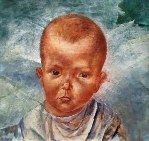Кузьма Петров-Водкин - Дочь художника, 1923 