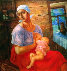 Кузьма Петров-Водкин - Мать, 1915