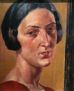 Кузьма Петров-Водкин - Портрет Л. М. Эренбург, 1924