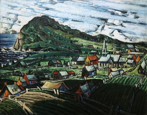 Марк Аурель Фортен - Пейзаж в Гаспе (Анс-ау-Гасконь), 1941-45