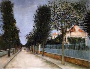 Морис Утрилло - Авеню Розе в Саннуа, ок. 1912