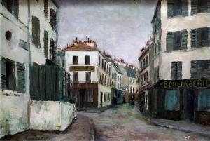 Морис Утрилло - Улица Норвен, ок. 1909