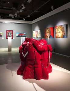 Семен Платонов - Мы команда, 2016 (пенобетон, пластик, фанера, фольга)