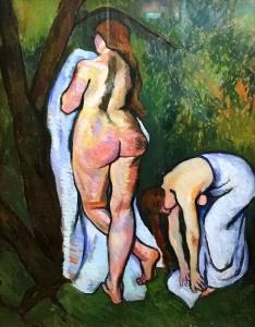 Сюзанна Валадон - Две обнаженные после купания, 1916