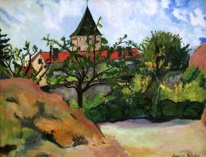 Сюзанна Валадон - Церковь в Нероне, 1910