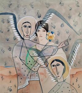Франсис Пикабиа - Девушка в раю, 1928