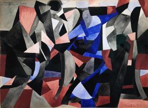 Франсис Пикабиа - Учительница танцев и ее школа, 1913