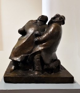 Эрнст Барлах — Панический ужас, бронза, 1912