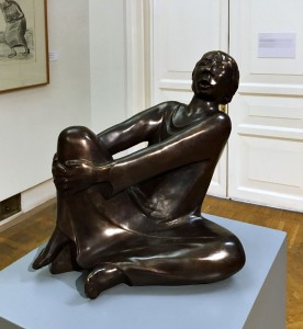 Эрнст Барлах — Поющий мужчина, бронза, 1928