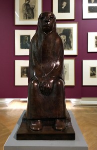 Эрнст Барлах — Сидящая старуха, бронза, 1933