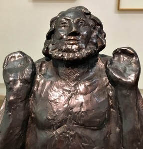 Эрнст Барлах — Солнцепоклонник (фрагмент), бронза,1910