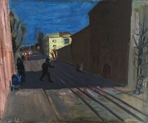 Заславский А. С. - Улица Моисеенко, 1985 (холст, масло)