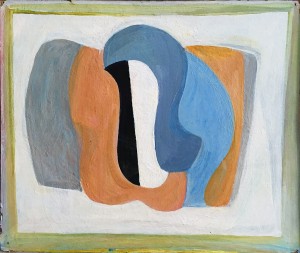 П. М. Кондратьев - Композиция, 1960-70-е (картон, масло)