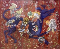 Елена Эргардт — В поисках зарытой собаки, 2021 (бумага, цветной карандаш)