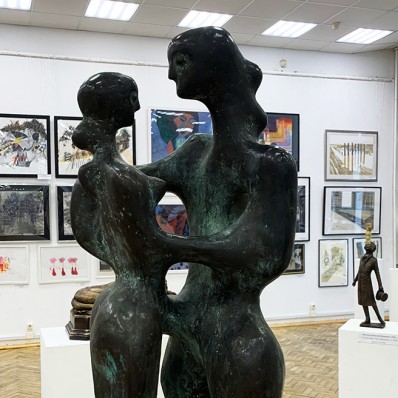 Хан Гаджи оглы Абдурагимов — Адам и Ева, 2005 (бронза, камень)