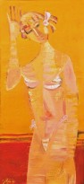 Валерик Апинян - Модель, 2001 (холст, масло)