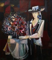 Валерик Апинян - Тамара Апинян-Кривко, 1991 (холст, масло)
