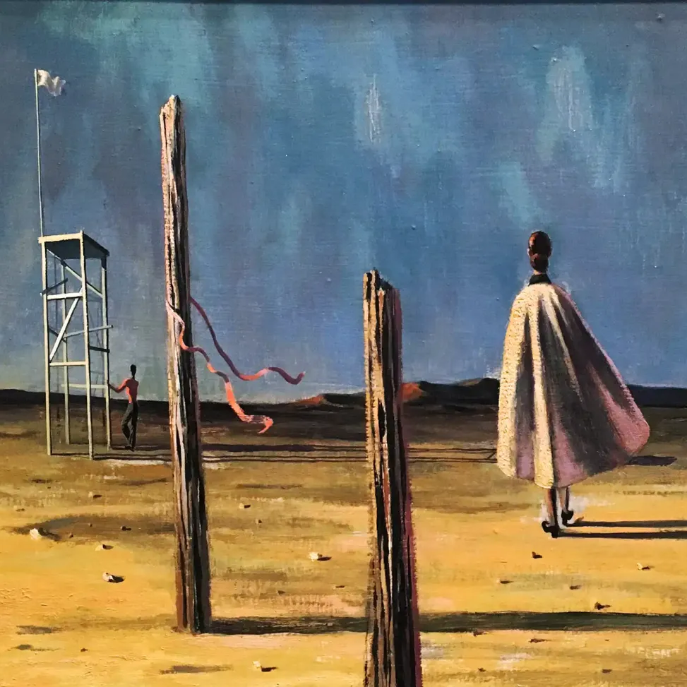 Хьюи Ли-Смит — Формы пустыни, 1957 (холст, масло)