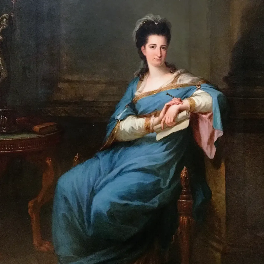 Ангелика Кауффманн — Портрет дамы ок. 1775 (холст, масло)