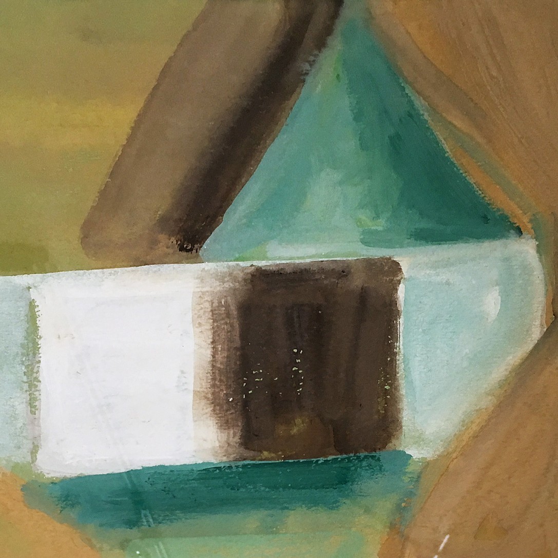 Стерлигов В. В. - Купол, 1962 (бумага тонированная, гуашь)