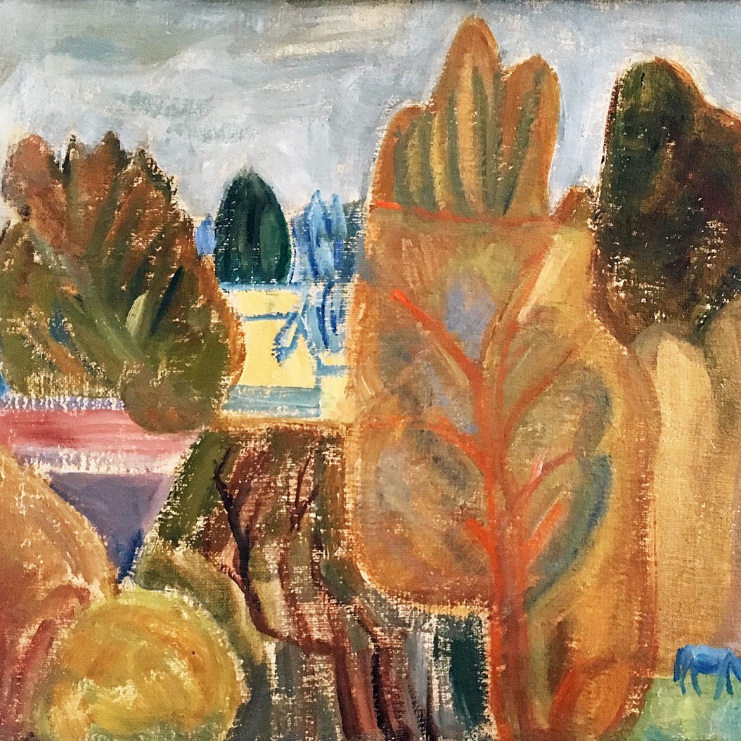 Стерлигов В. В. - Пейзаж, 1950 (холст, масло)