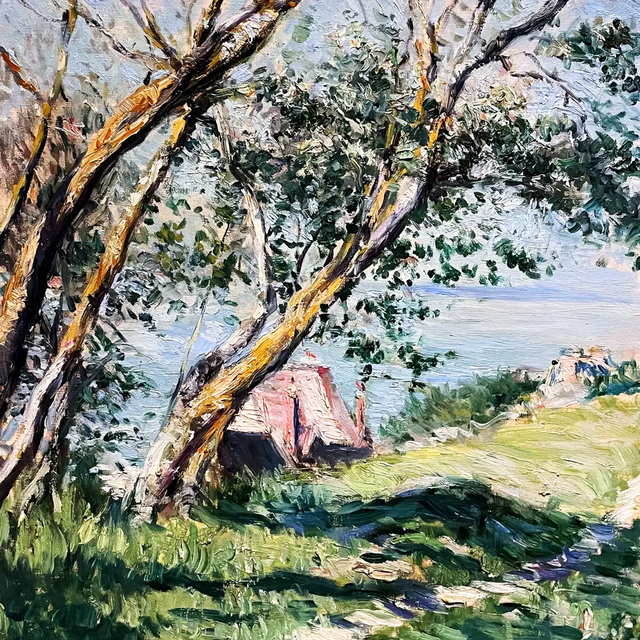 Гюстав Кайботт — Морской пейзаж, Трувиль, 1882 (холст, масло)