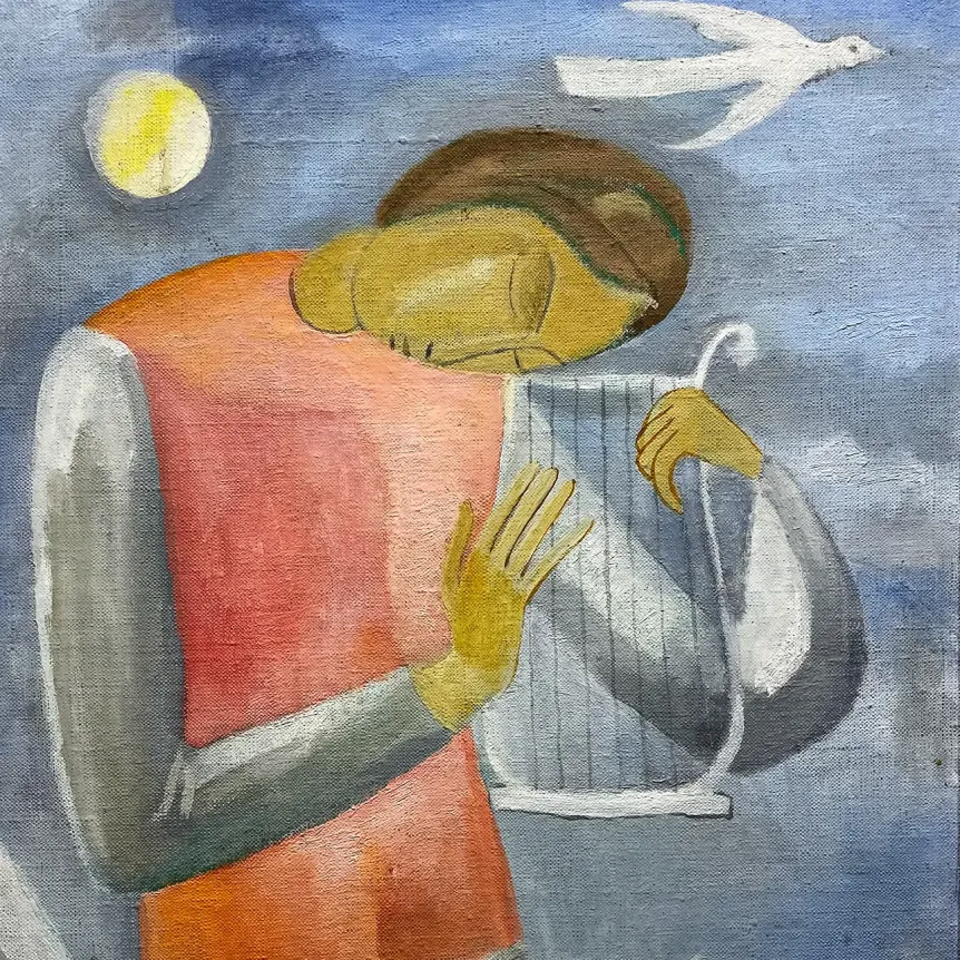 Геннадий Устюгов -- Песня гор, 1976 (холст, масло)