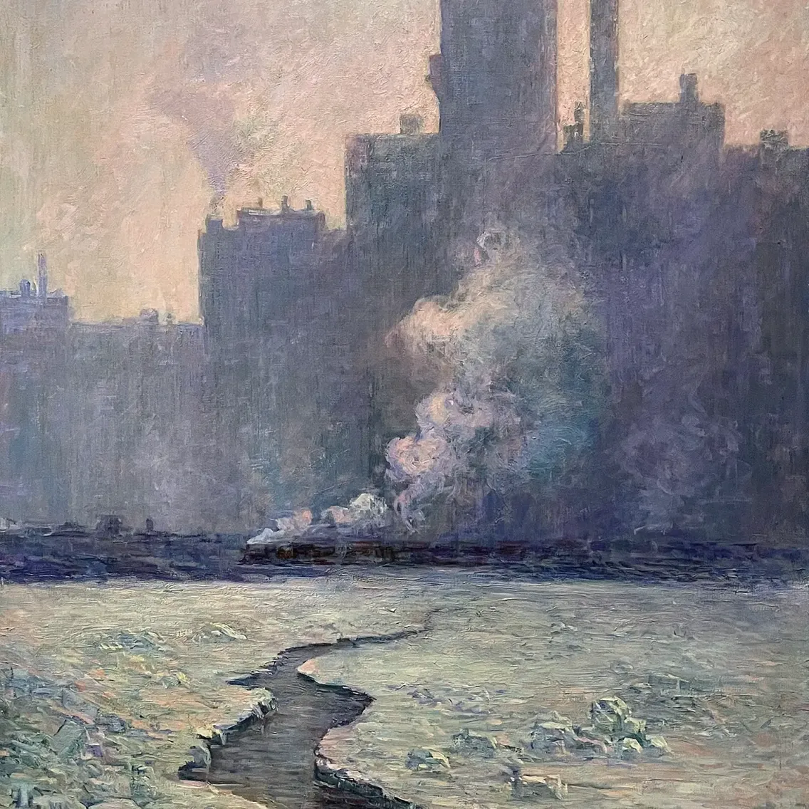 Эдвин М. Доуз — Канал к мельницам, 1913 (холст, масло)