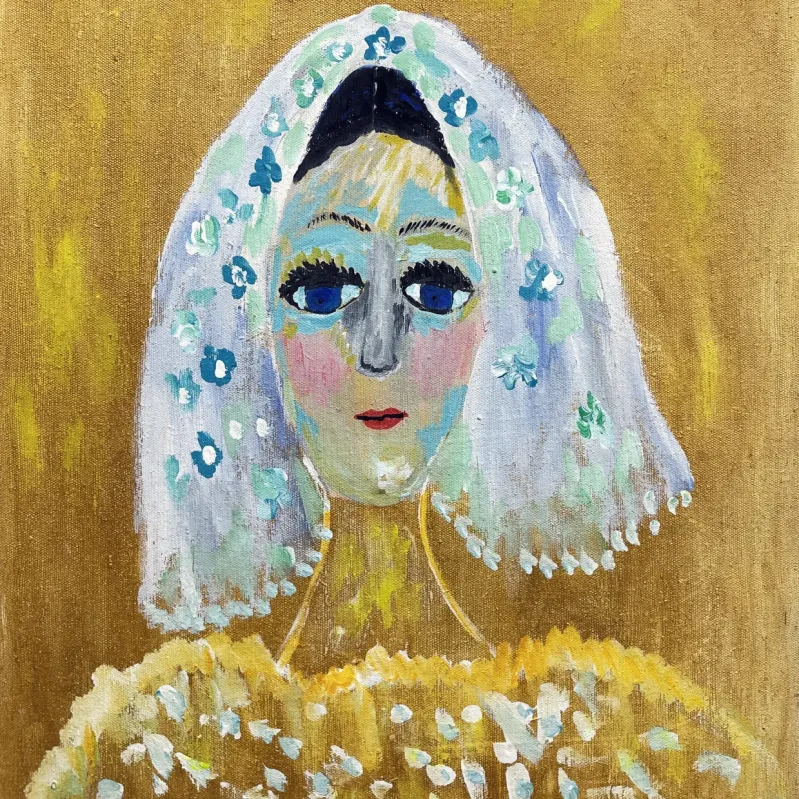 Катя Медведева — Невеста, 2003 (холст, масло)