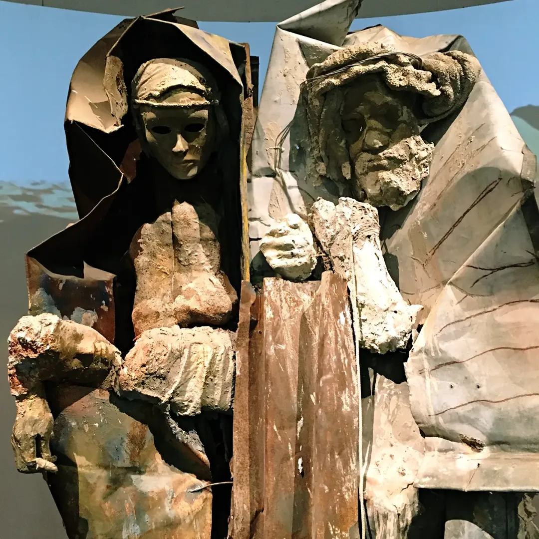 Левон Лазарев --Бегство в Египет, фрагмент, 2004