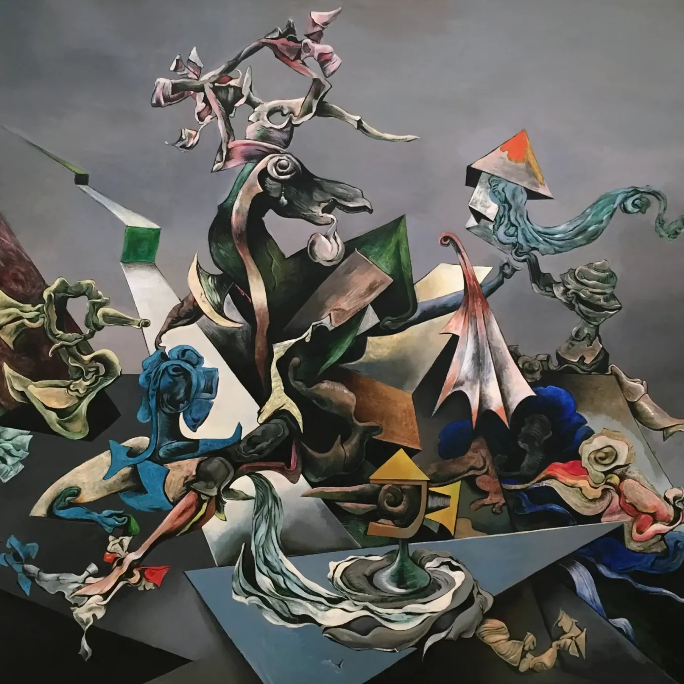 Курт Зелигманн — Магнитная гора, 1948 (холст, масло)