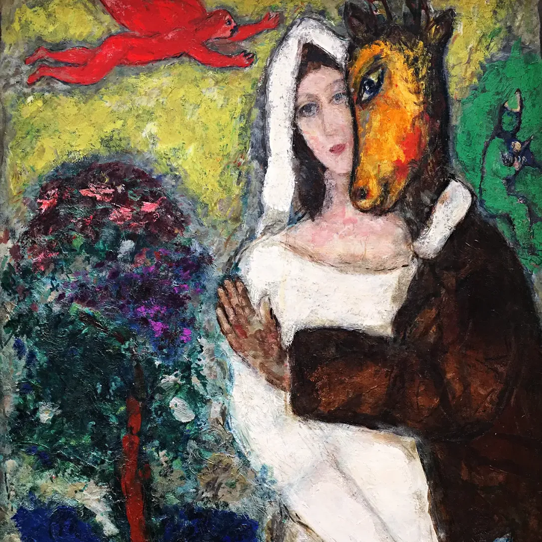 Марк Шагал — Сон в летнюю ночь, 1939 (холст, масло)