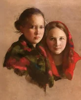 Наталья Милашевич — Шелковая шаль, 2015 (бумага, пастель)