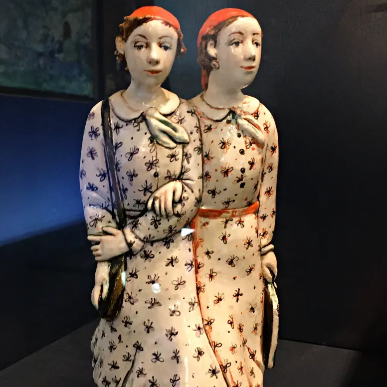 Наталия Савинова — Мелкая пластика, 2007-2010 (шамот, цветные глазури, надглазурная и подглазурная роспись)
