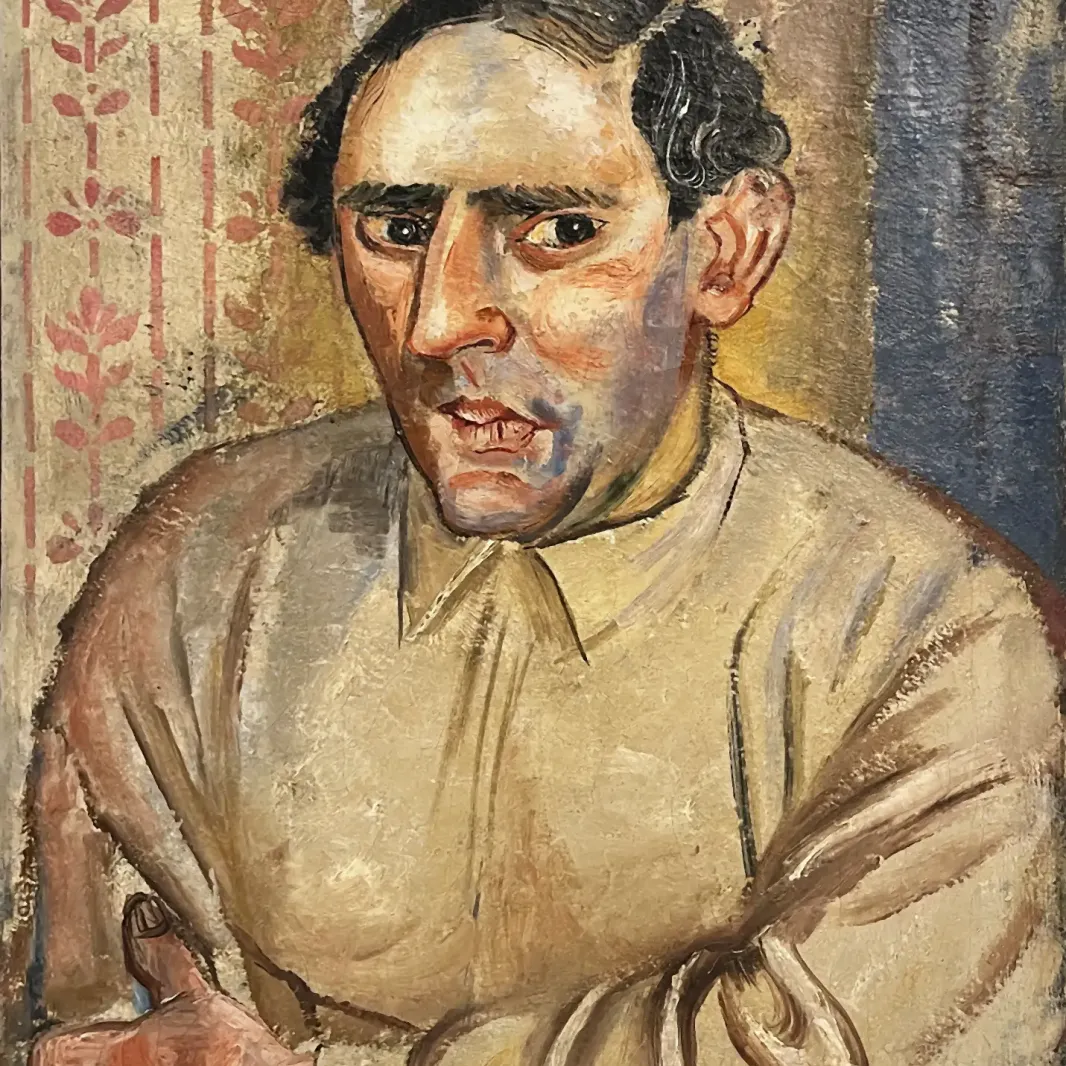 Отто Дикс — Портрет Янкеля Адлера, 1926 (холст, масло)