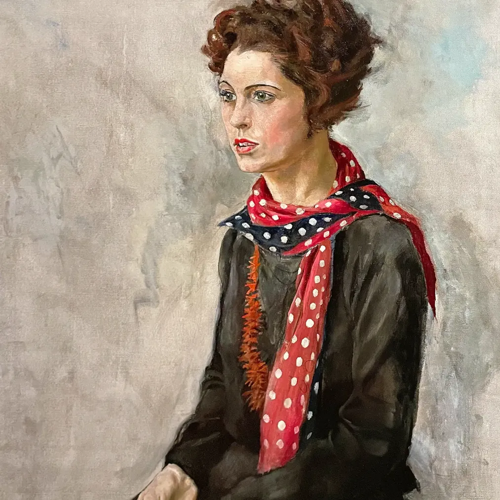 Рудольф Шлихтер — Портрет Каролы Нер, 1929 (холст, масло)
