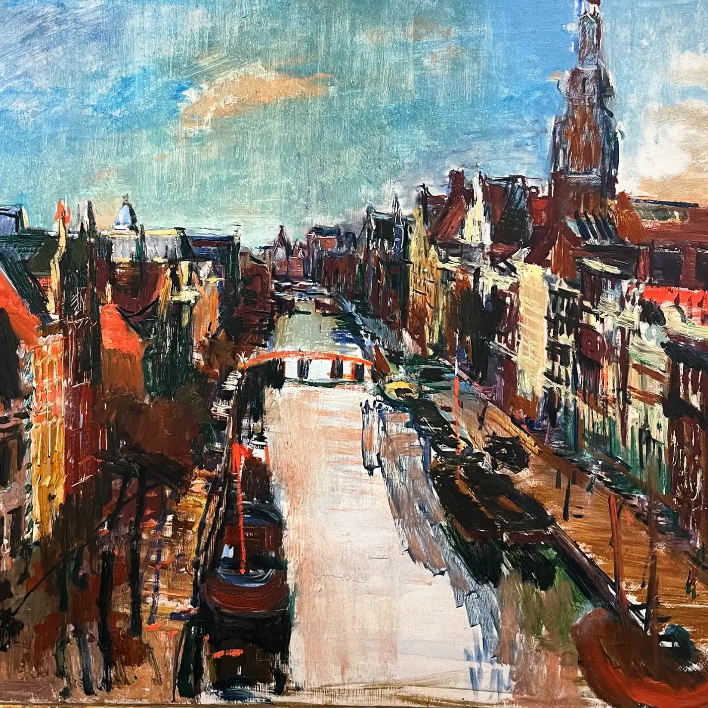 Оскар Кокошка — Амстердам, 1925 (холст, масло)