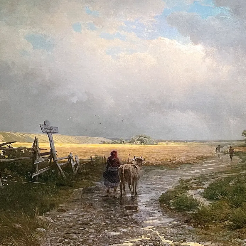 Фёдор Васильев — После дождя, проселок, 1869-1870 (холст, масло)