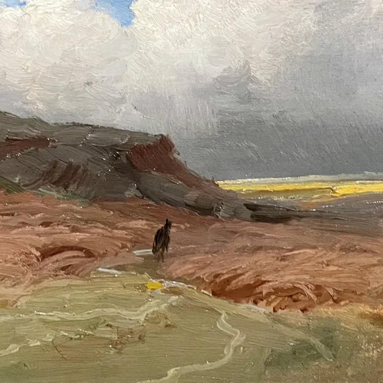 Фёдор Васильев — Тучи над холмами, 1869-1870 (холст, масло)